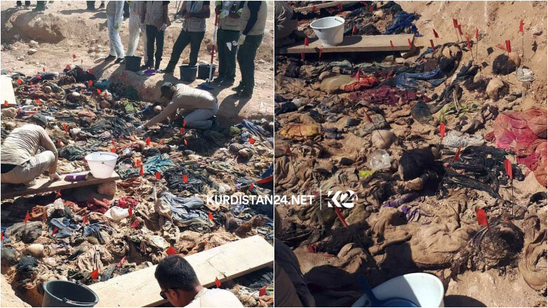 Goreke dî ya enfalkirîyên Kurd li Semawe hat vekirin